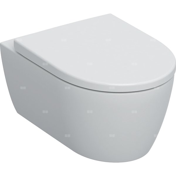 Miska WC wisząca GEBERIT Icon, bez kołnierza wewnętrznego
