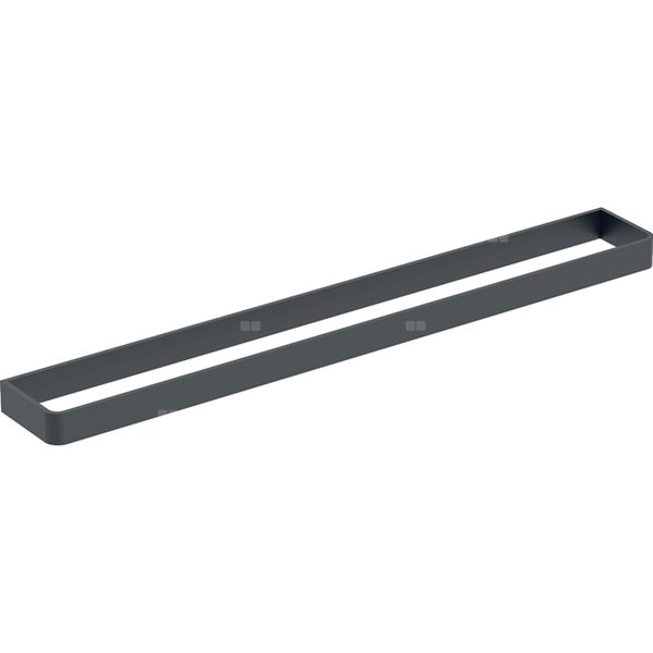Geberit Uchwyt na ręczniki do mebli łazienkowych, B42.4cm, H1.9cm, T4.9cm, czarny, matowy