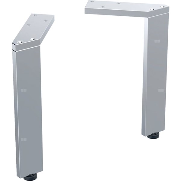 Geberit Zestaw nóg, H27.7cm, 2 sztuki, chrom błyszczący