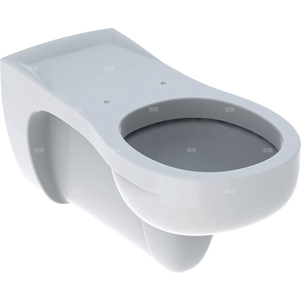Miska WC wisząca GEBERIT Vitalis, ceramiczna, kolor: biały błyszcząca, spłukiwanie: 6l