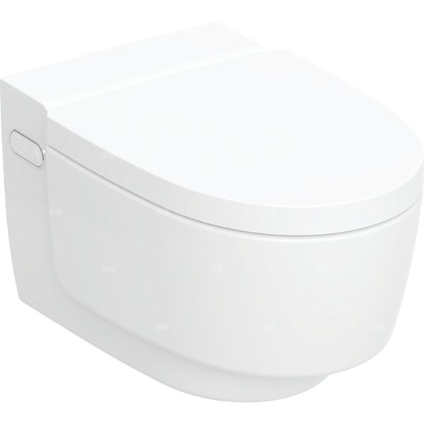 Urządzenie WC z funkcją higieny intymnej Geberit AquaClean Mera Comfort, wisząca miska WC: Miska ustępowa: biały / KeraTect, Panel dekoracyjny: biały