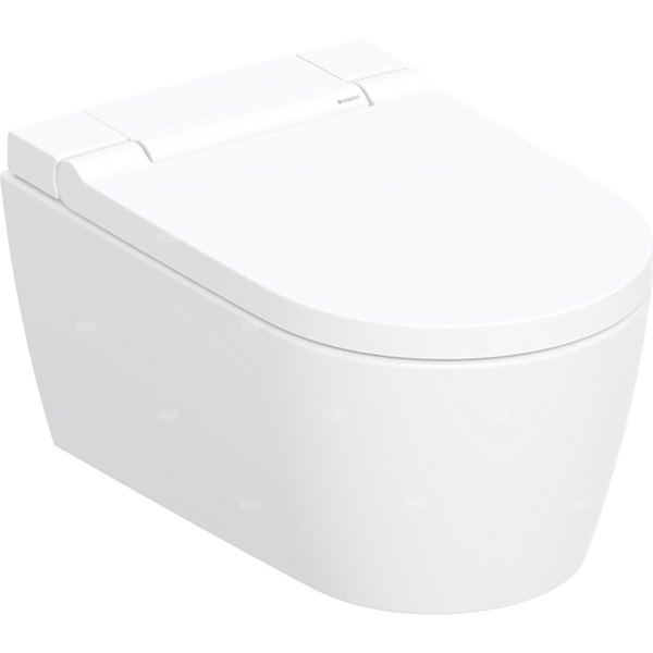 Urządzenie WC z funkcją higieny intymnej Geberit AquaClean Sela, wisząca miska WC: Miska ustępowa: biały / KeraTect, Panel dekoracyjny: biały