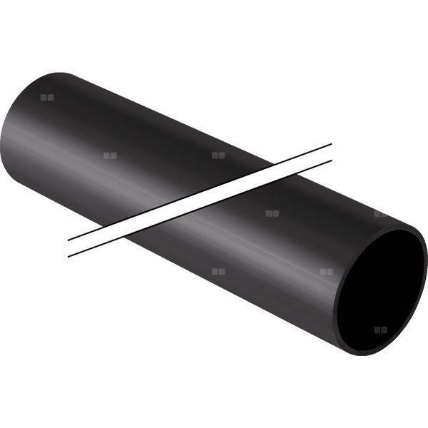 Rura GEBERIT HDPE PE-80 PE hd 75 x 5000 x 3 mm, czarna - sztanga 5m