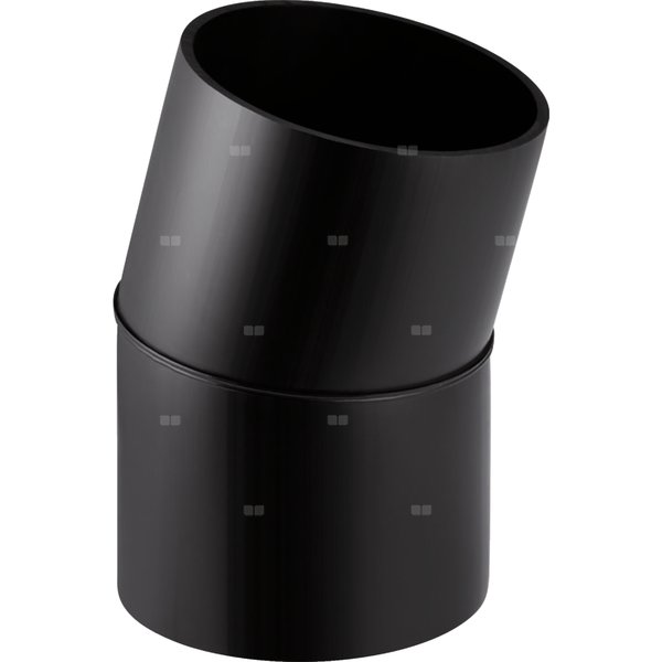 Długi łuk 15' GEBERIT HDPE, PE / polietylen, 315 mm, DN 300 x 315 mm x DN 300 (króciec)