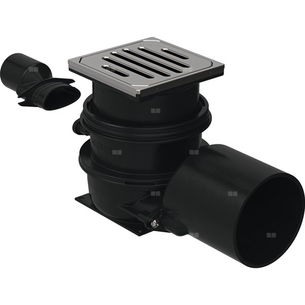 Wpust podłogowy Geberit Varino poziomy, d110: d=110mm, d1=50mm