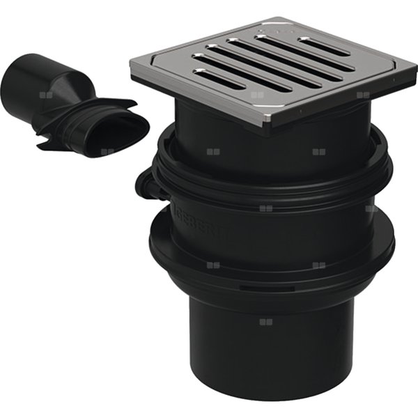 Wpust podłogowy Geberit Varino pionowy, d110: d=110mm, d1=50mm