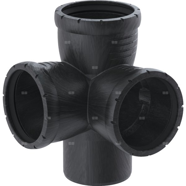 Czwórnik narożny Geberit Silent-Pro 87.5 st. d110