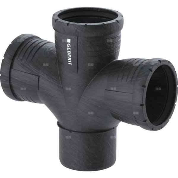 Czwórnik Geberit Silent-Pro 87.5 st. podwójny d110