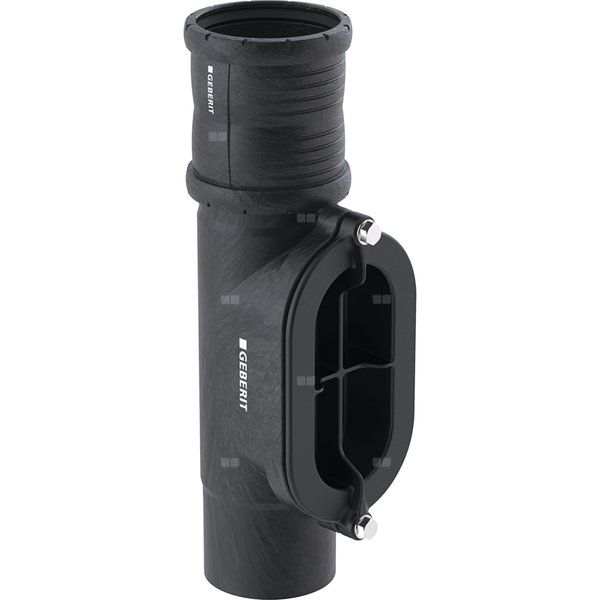 Czyszczak Geberit Silent-Pro 90 st. z owalnym otworem rewizyjnym d125