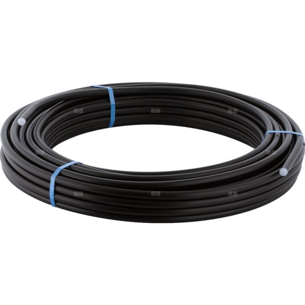 Rura PE-RT II/AL/PE-RT II GEBERIT Mepla 16 mm x 2.25 mm, izolacja kolor czarny - kręgi 50m wielowarstwowa gładka z barierą antydyfuzyjną