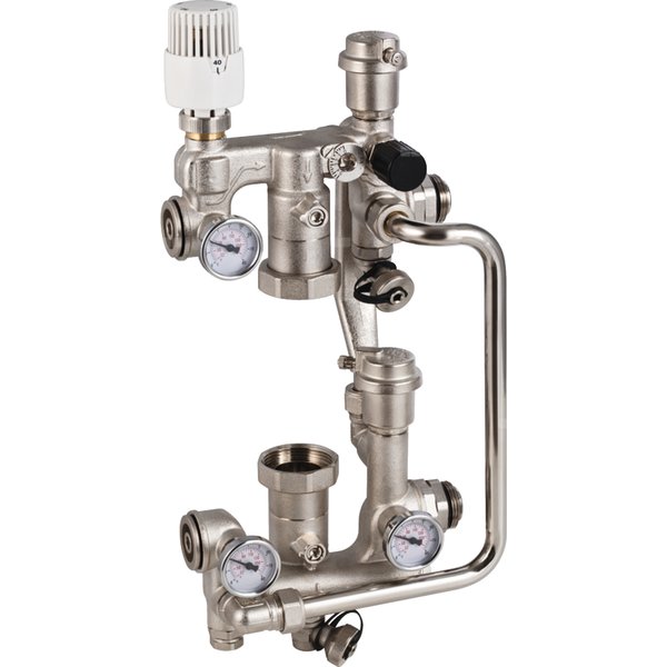 Regulator temperatury Geberit do rozdzielacza: G1" niklowany