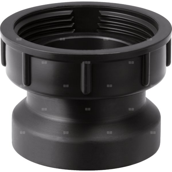 Króciec przyłączeniowy Geberit z nakrętką: d=40mm, DN=40, G=1 1/4″, H=4.5cm, Czarny