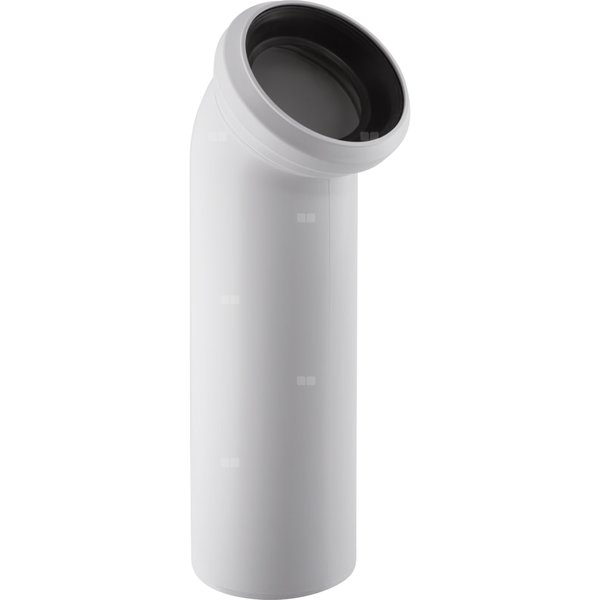 Kolano przyłączeniowe Geberit 45': d=110mm, Biały-alpin