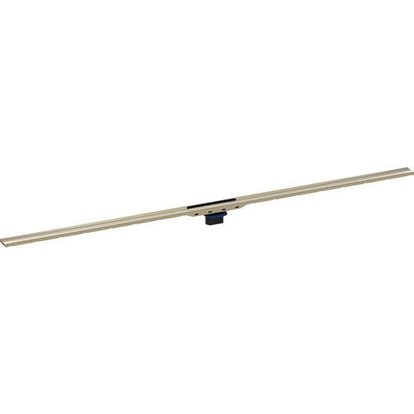 Odpływ liniowy Geberit CleanLine80: L=30–90cm, Rama: szampańska / polerowana, powlekana, Powierzchnia: szampańska / szczotkowana, powlekana