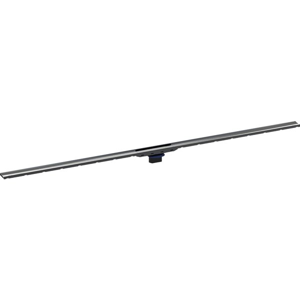 Odpływ liniowy Geberit CleanLine80: L=30–130cm, Rama: czarny chrom / szczotkowana, powlekana, Powierzchnia: czarny chrom / szczotkowana, powlekana