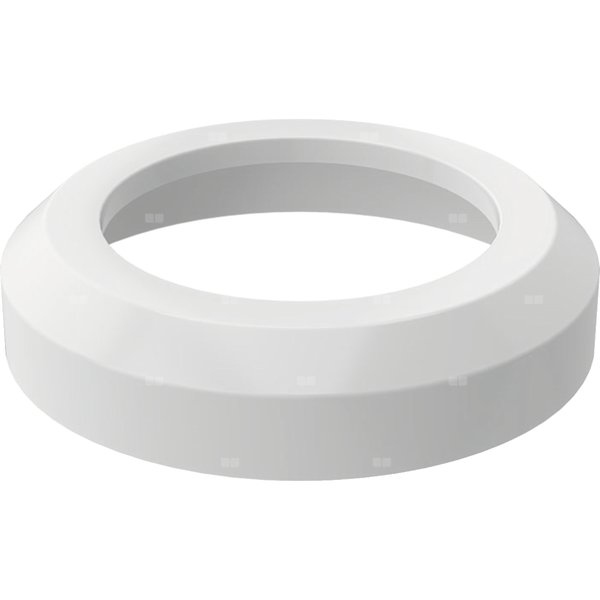 Rozetka Geberit do kolana przyłączeniowego 90' do WC: d=100mm, Biały-alpin