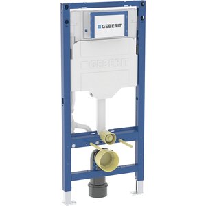 Stelaż podtynkowy Geberit Duofix do wiszących misek WC, 112 cm, ze spłuczką podtynkową Sigma 12 cm
