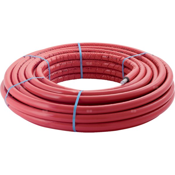 Rura ML Geberit, okrągła izolowana, czerwona, w zwojach d16 L50m 6mm