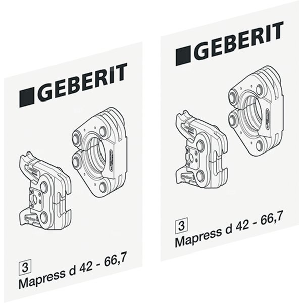 Naklejka identyfikacyjna - opaska zaciskowa Mapress d42-66.7 (3) zest.-2