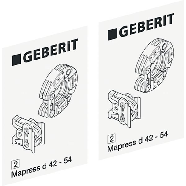 Naklejka identyfikacyjna - opaska zaciskowa Mapress d42-54 (2) zest.-2