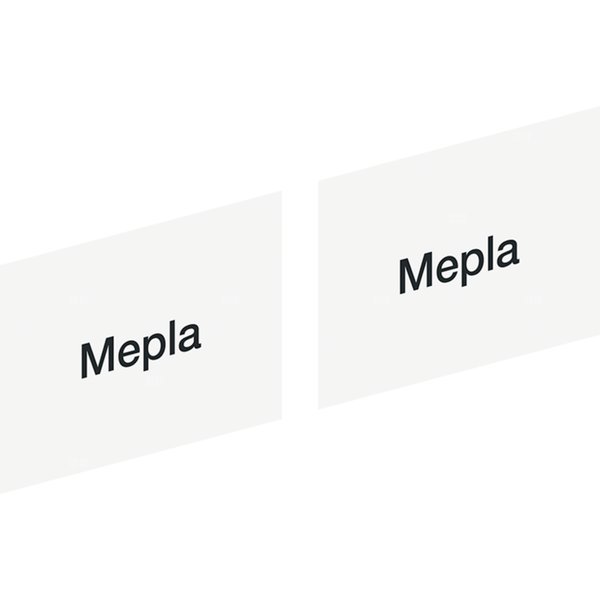 Naklejka identyfikacyjna - Mepla (zestaw 2 szt)