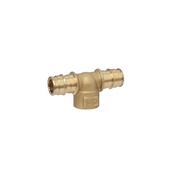 Trójnik GIACOMINI GX154 redukcja 90' mosiądz 16 mm x 1/2'' x 16 mm (ww x GW x ww)