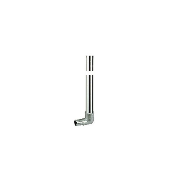 Kolano 90' GIACOMINI GZ128, chrom, 1/2'' x M15 (mz x zacisk), 15 mm