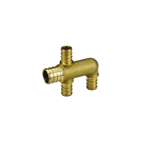 MINI ROZDZIELACZ KOŃCOWY "3" SYSTEMU GIACOQEST DLA RUR PEX 3/4"(1)x 1/2"(3)