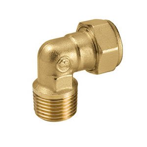 ZŁĄCZKA KĄTOWA 90 SYSTEMÓW SOLARNYCH DO RUR MIEDZIANYCH (GZ) 1/2" x 15 