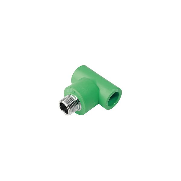 Trójnik GIACOMINI H153 redukcja 90' PP-r 20 mm x 1/2'' x 20 mm (połączenie do spawania/zgrzewania x GZ x połączenie do spawania/zgrzewania)