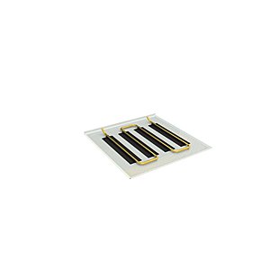 GIACO KLIMA - PANEL STALOWY BIAŁY (RAL9003) PERFOROWANY, RURA MIEDŹ 12x 1,0 575x575