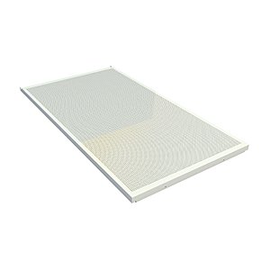 GIACO KLIMA - PANEL STALOWY PASYWNY BIAŁY (RAL9010) PERFOROWANY 596x 1030