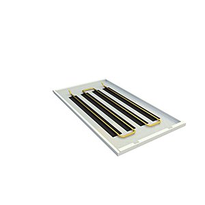 GIACO KLIMA - PANEL STALOWY BIAŁY (RAL9010) GŁADKI, RURA MIEDŹ 12x 1,0 596x 1030