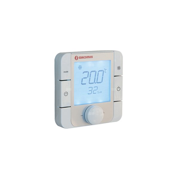 Regulator temperatury cyfrowy GIACOMINI K492B 230 V tygodniowy, wyświetlacz LCD