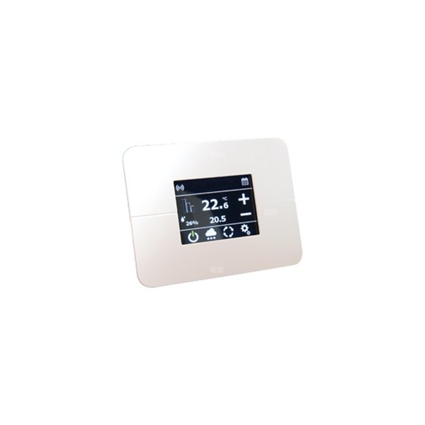 ELEKTRONICZNY TERMOSTAT WI-FI Z EKRANEM DOTYKOWYM APK. K-DOMO (DLA KPM30 , KPM31) SIŁOWNIK + KLIMAKONW. 0-10 V 230V