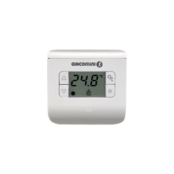 Regulator temperatury cyfrowy GIACOMINI K494 1.5 V tygodniowy, wyświetlacz LCD
