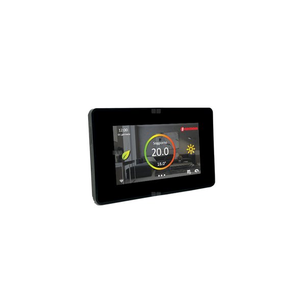 KLIMADOMOTIC - TERMINAL DOTYKOWY LCD DO MONITOROWANIA I ZARZĄDZANIA MODUŁU KPM40, KPM45 12V