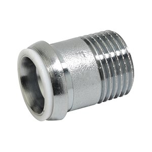 KOŃCÓWKA PÓŁŚRUBUNKA (GZ) CHROMOWANA 3/8"