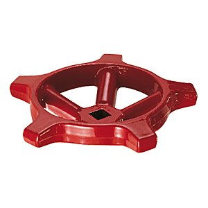 POKRĘTŁO DO ZAWORÓW Z ZASUWĄ R55 CZERWONE 3/8" - 1/2"