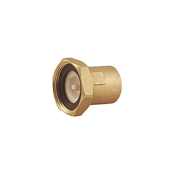PÓŁŚRUBUNEK MOSIĘŻNY DO POMPY Z ZAWOREM ZWROTNYM 1 1/2" x 1"