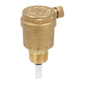 Odpowietrznik automatyczny z zaworem odcinającym 3/8"