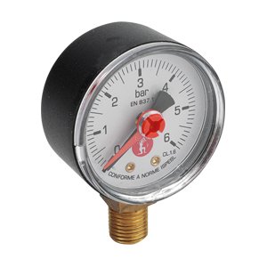 MANOMETR WERSJA MIMOŚRODOWA (DO REDUKTORA R153) 1/4" (0-6 BAR)