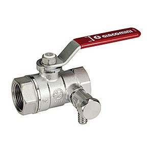 ZAWÓR KULOWY UNIWERSALNY Z DŹWIGNIĄ, CHROM. ZE SPUSTEM 3/8" (WW) 1 1/4"