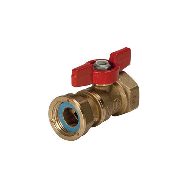 Zawór kulowy GIACOMINI R251P mosiądz 1/2'' x 3/4'' GW x p, uchwyt: motylek