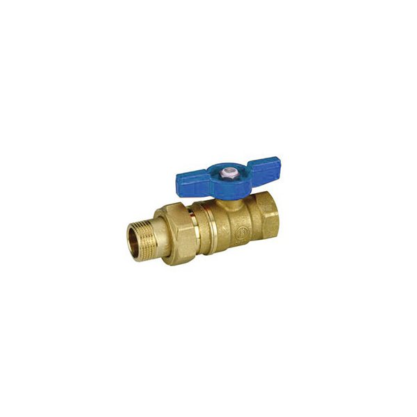 Zawór kulowy GIACOMINI R259D mosiądz 1 1/4'' GW x GZ, uchwyt: motylek