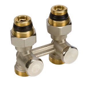 PRZYŁĄCZE PROSTE + NYPLE TG 1/2" DO GRZEJNIKÓW VK ZE STOŻKAMI, EUROCONO 3/4" x 3/4"E