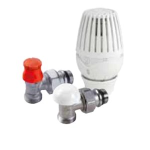 PAKIET TERMOSTATYCZNY KĄTOWY Z NASTAWĄ WSTĘPNĄ CLIP - CLAP, G.METRYCZNY R460, R411PTG, R29TG 3/8" x 16