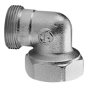 ADAPTER KĄTOWY GW DO ZŁĄCZEK SKRĘCANYCH (R178, R179) CHROMOWANY GW 1/2" x 18
