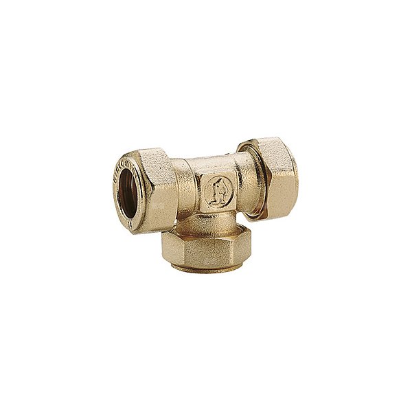 Trójnik GIACOMINI R564 90' mosiądz DN 10 x DN 10 x DN 10 GW