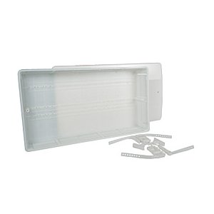 SZAFKA Z ABS KOMPLETNA (332 x 227 x 86) DO ROZDZ. MODUŁ. CWU (R585 i R580) 3/4" - 1"